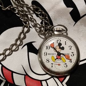 BRADLEY MICKEY MOUSE POCKET WATCH